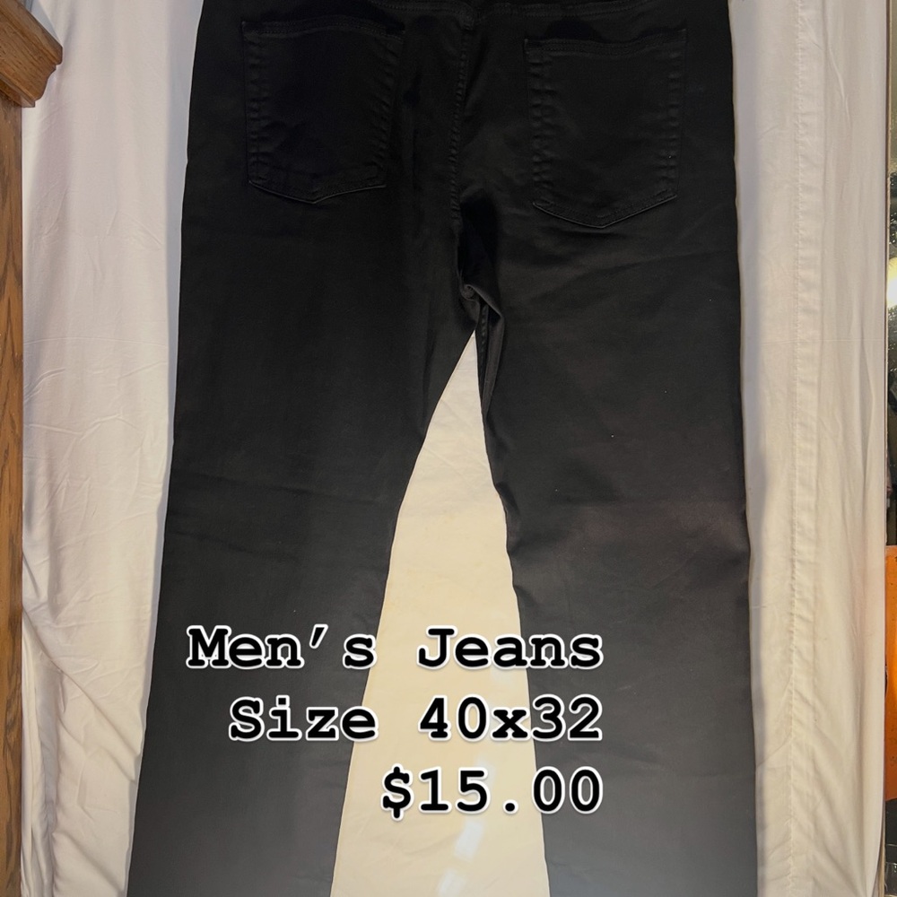 Classic Black Men's Jeans